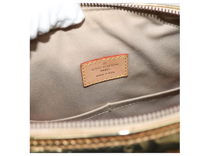 LOUIS VUITTON Borsa a Mano Monogram Miroir Speedy 35 Oro M95785 LV Auth 106299SM D'oro Monogramma - vista 24