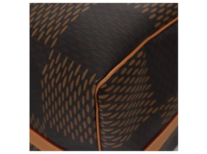LOUIS VUITTON Borsa Keepall Bandoulière 50 Damier Ebene Giant N40360 Auth 109786SM - vista 13