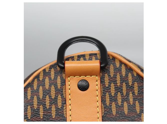 LOUIS VUITTON Borsa Keepall Bandoulière 50 Damier Ebene Giant N40360 Auth 109786SM - vista 14