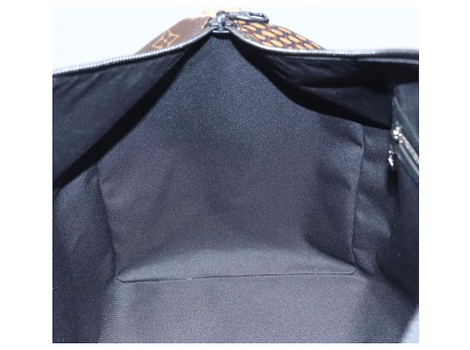 LOUIS VUITTON Borsa Keepall Bandoulière 50 Damier Ebene Giant N40360 Auth 109786SM - vista 21