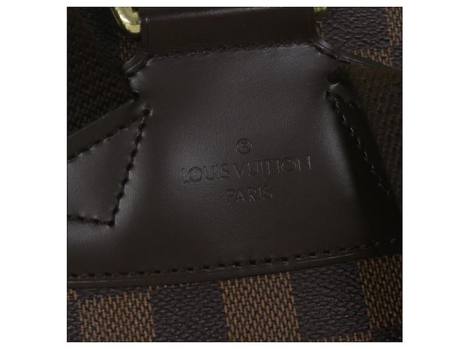 LOUIS VUITTON Zaino Montsouris GM Damier Ebene N51139 LV Auth am5291SAV - vista 14