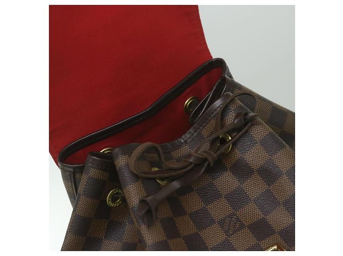 LOUIS VUITTON Zaino Montsouris GM Damier Ebene N51139 LV Auth am5291SAV - vista 16