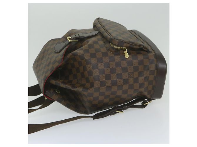 LOUIS VUITTON Zaino Montsouris GM Damier Ebene N51139 LV Auth am5291SAV - vista 5