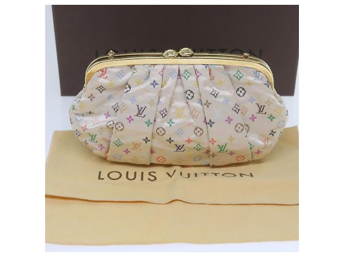 LOUIS VUITTON Monogramm Multicolor Omoniere Handtasche Weiß LV Auth 62290SV - Ansicht 12