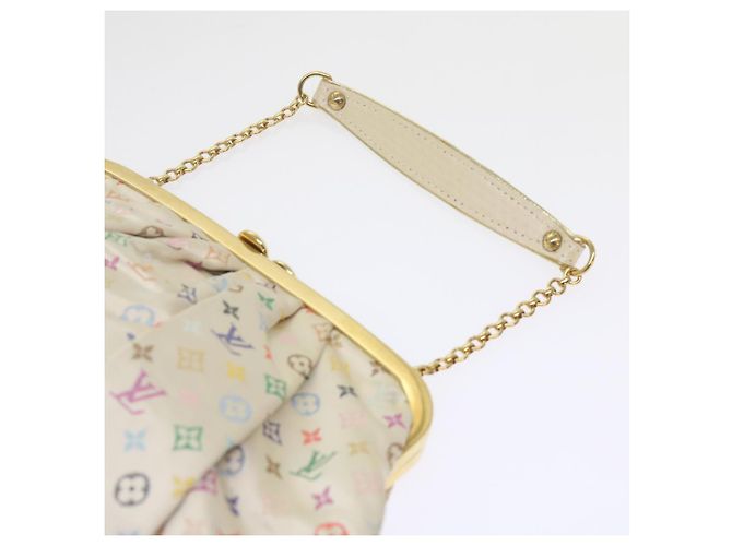 LOUIS VUITTON Monogramm Multicolor Omoniere Handtasche Weiß LV Auth 62290SV - Ansicht 14