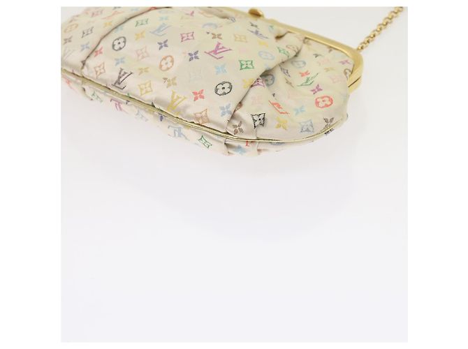 LOUIS VUITTON Monogramm Multicolor Omoniere Handtasche Weiß LV Auth 62290SV - Ansicht 15