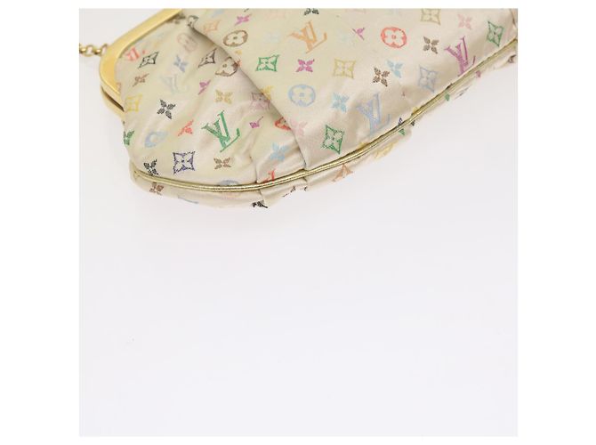 LOUIS VUITTON Monogramm Multicolor Omoniere Handtasche Weiß LV Auth 62290SV - Ansicht 18