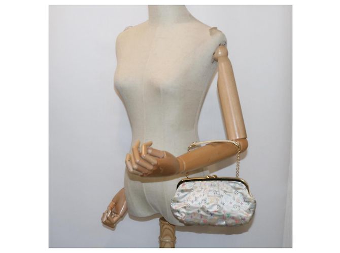 LOUIS VUITTON Monogramm Multicolor Omoniere Handtasche Weiß LV Auth 62290SV - Ansicht 22