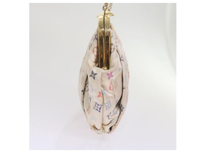 LOUIS VUITTON Monogramm Multicolor Omoniere Handtasche Weiß LV Auth 62290SV - Ansicht 3