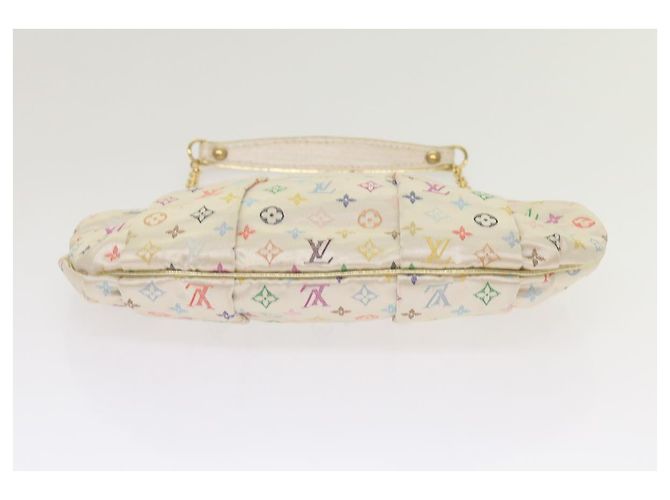 LOUIS VUITTON Monogramm Multicolor Omoniere Handtasche Weiß LV Auth 62290SV - Ansicht 5