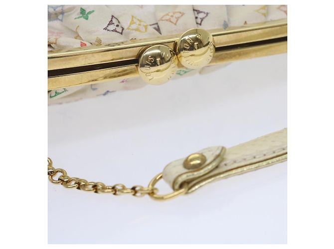 LOUIS VUITTON Monogramm Multicolor Omoniere Handtasche Weiß LV Auth 62290SV - Ansicht 8
