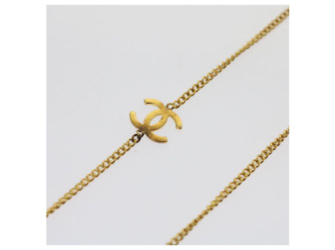 Collana in pietra Mark Coco CHANEL Oro CC Auth am5561V D'oro - vista 3