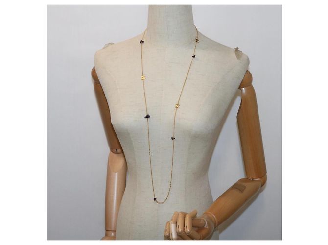 Collana in pietra Mark Coco CHANEL Oro CC Auth am5561V D'oro - vista 7