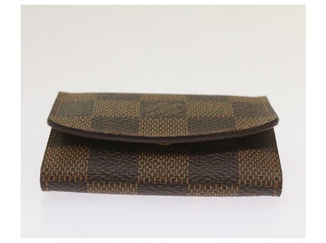 LOUIS VUITTON Custodia per Bracciali Damier Ebene M30964 LV Auth ac2763V - vista 19