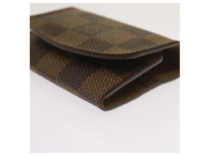 LOUIS VUITTON Custodia per Bracciali Damier Ebene M30964 LV Auth ac2763V - vista 20