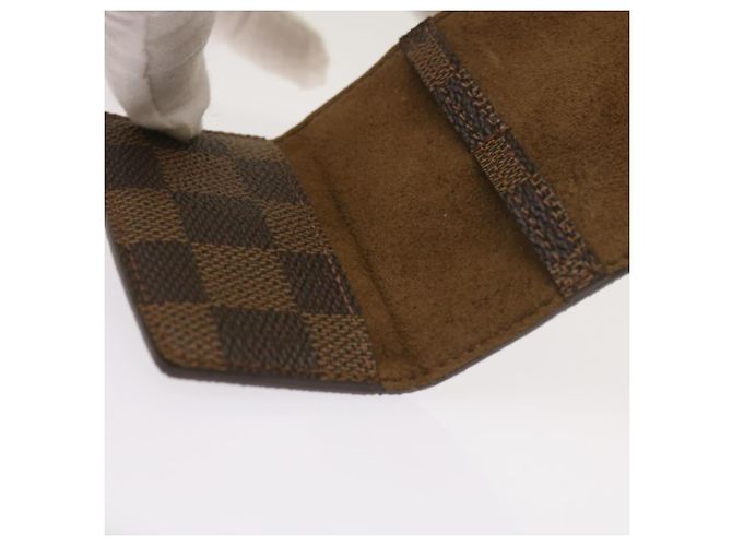 LOUIS VUITTON Custodia per Bracciali Damier Ebene M30964 LV Auth ac2763V - vista 26