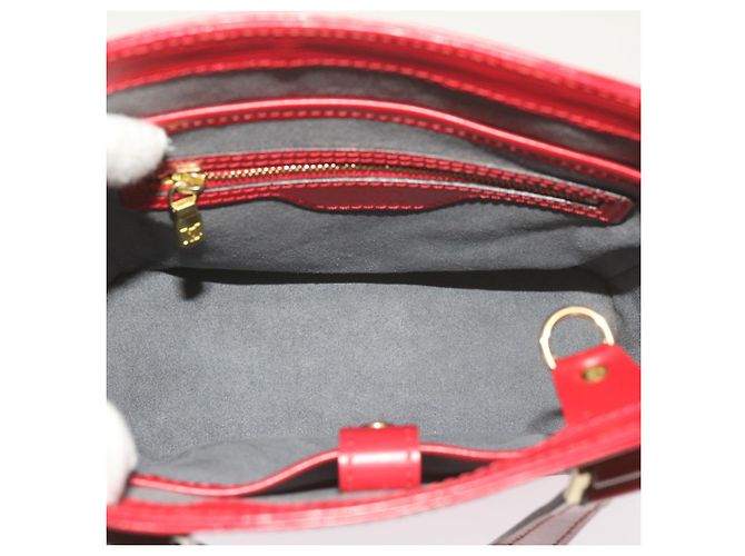 LOUIS VUITTON Borsa Tote Epi Vavin PM SPO 2way Rossa LV Auth 66533SAV Rosso - vista 10