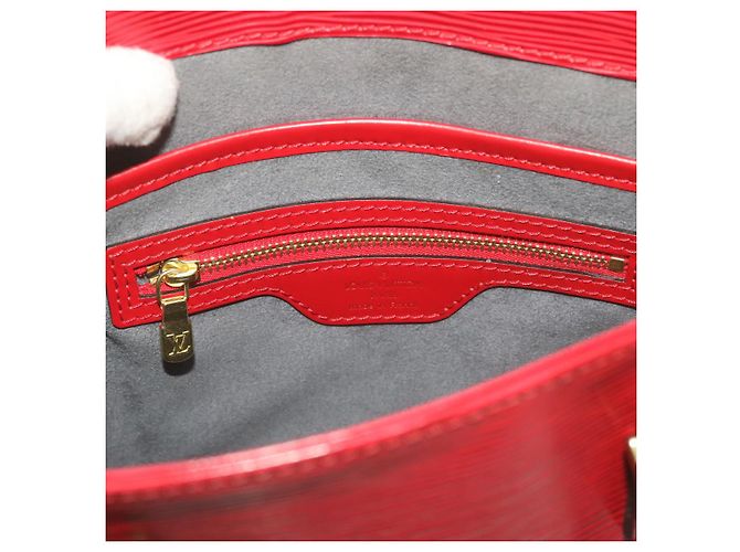 LOUIS VUITTON Borsa Tote Epi Vavin PM SPO 2way Rossa LV Auth 66533SAV Rosso - vista 18