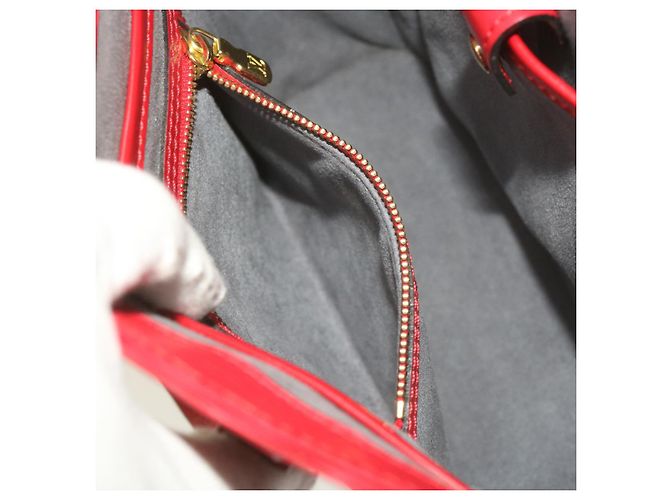LOUIS VUITTON Borsa Tote Epi Vavin PM SPO 2way Rossa LV Auth 66533SAV Rosso - vista 23