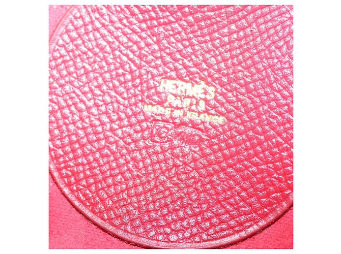 Hermès Pochette Vespa in pelle rossa HERMES Auth ac3731 Rosso - vista 12