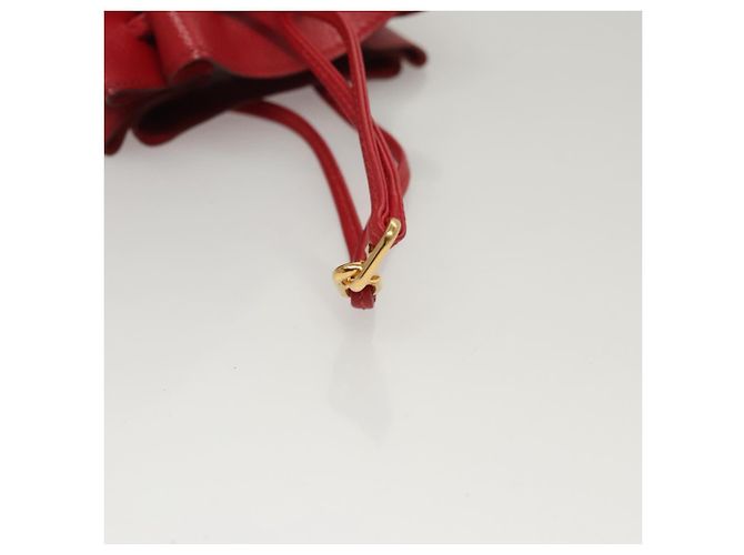 Hermès Pochette Vespa in pelle rossa HERMES Auth ac3731 Rosso - vista 7