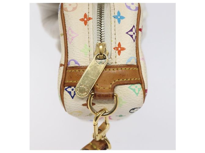 LOUIS VUITTON Monogram Multicolor Wapity Tasche Weiß M58033 Auth 116230 - Ansicht 13