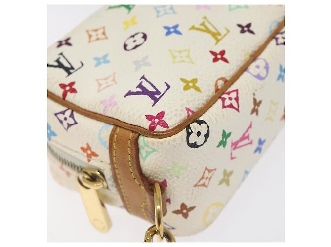 LOUIS VUITTON Monogram Multicolor Wapity Tasche Weiß M58033 Auth 116230 - Ansicht 9