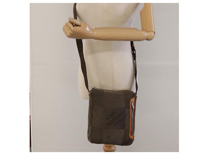 LOUIS VUITTON Borsa a Spalla Damier Geant Sitadan PM Tail M93043 LV Auth bs24195 - vista 25