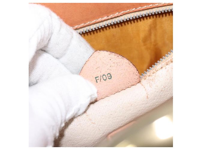 Céline Borsa a Spalla in Tela Macadam CELINE in Pelle PVC Marrone Oro Auth 117240 D'oro - vista 23