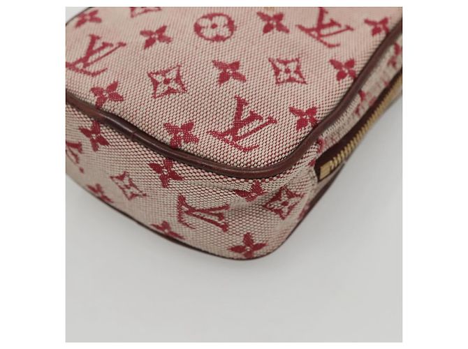 LOUIS VUITTON Pochette Digitale Mini Usu Monogramma Rossa M60001 LV Auth KD445 Rosso - vista 10