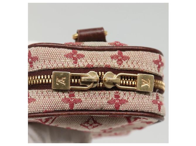 LOUIS VUITTON Pochette Digitale Mini Usu Monogramma Rossa M60001 LV Auth KD445 Rosso - vista 12