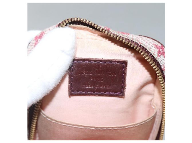 LOUIS VUITTON Pochette Digitale Mini Usu Monogramma Rossa M60001 LV Auth KD445 Rosso - vista 13