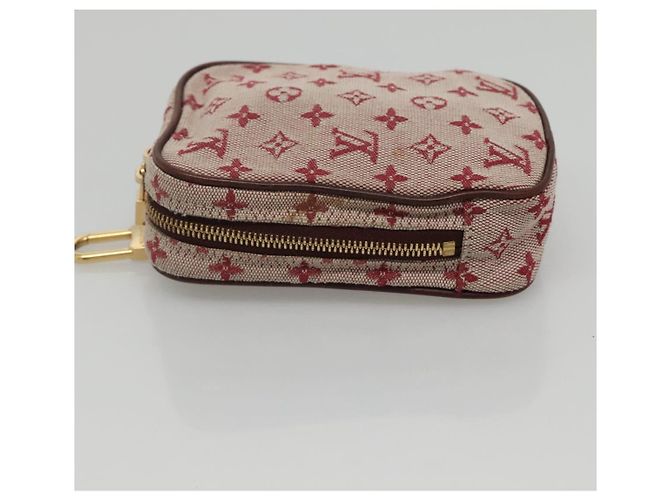 LOUIS VUITTON Pochette Digitale Mini Usu Monogramma Rossa M60001 LV Auth KD445 Rosso - vista 5
