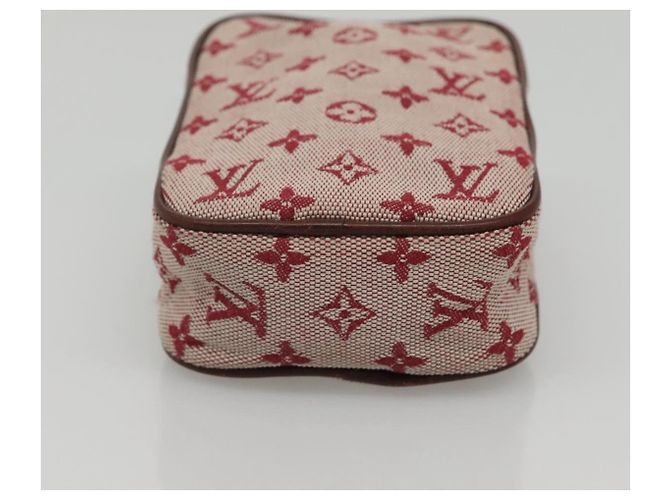 LOUIS VUITTON Pochette Digitale Mini Usu Monogramma Rossa M60001 LV Auth KD445 Rosso - vista 7