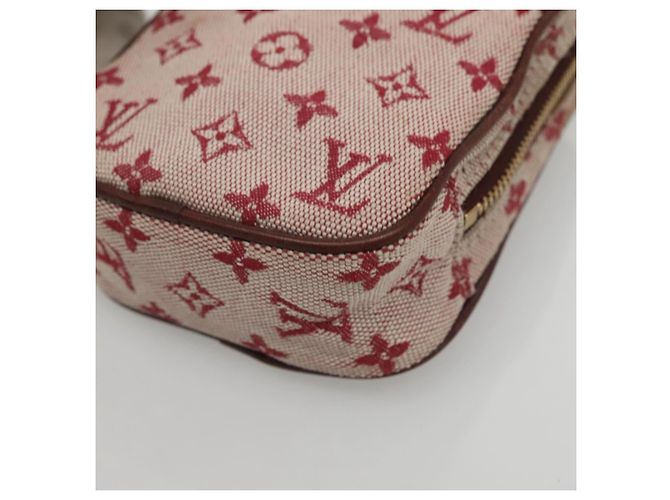 LOUIS VUITTON Pochette Digitale Mini Usu Monogramma Rossa M60001 LV Auth KD445 Rosso - vista 8