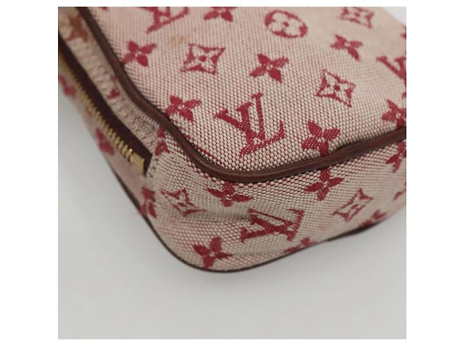 LOUIS VUITTON Pochette Digitale Mini Usu Monogramma Rossa M60001 LV Auth KD445 Rosso - vista 9
