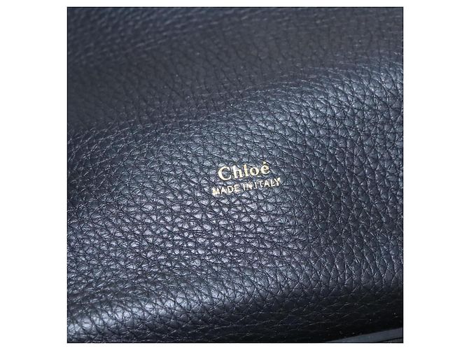 Chloé Borsa Chloe Small Day Abbey in pelle 2way nera Auth yk16365AV Nero - vista 24