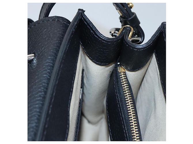 Chloé Borsa Chloe Small Day Abbey in pelle 2way nera Auth yk16365AV Nero - vista 25