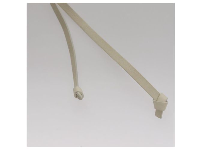 Chloé Borsa a Mano Chloe Arlin in Pelle 2 in 1 Bianco Nero Auth 107511V - vista 19