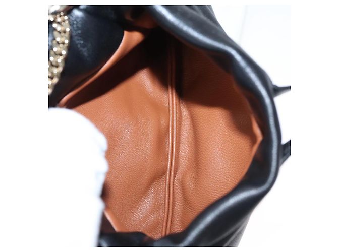 Chloé Borsa a Mano Chloe Arlin in Pelle 2 in 1 Bianco Nero Auth 107511V - vista 25