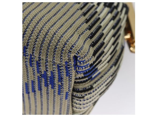 Borsa a mano mini Peg Duffle con catena Burberry grigia Auth 107507SV Marrone - vista 19