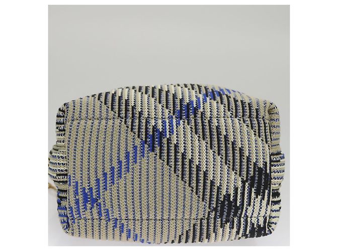 Borsa a mano mini Peg Duffle con catena Burberry grigia Auth 107507SV Marrone - vista 5
