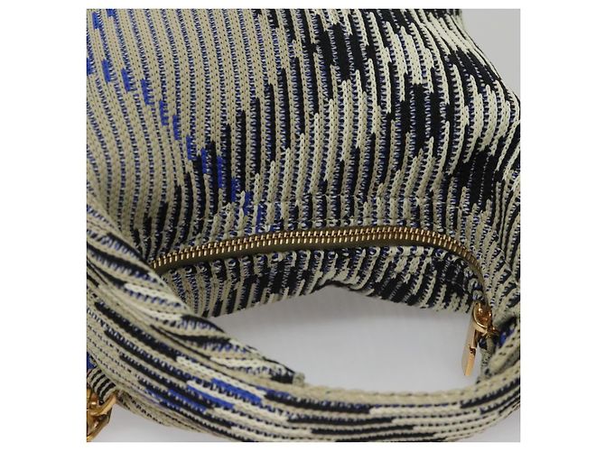 Borsa a mano mini Peg Duffle con catena Burberry grigia Auth 107507SV Marrone - vista 6