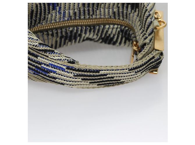 Borsa a mano mini Peg Duffle con catena Burberry grigia Auth 107507SV Marrone - vista 7