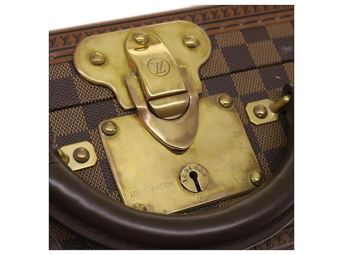 LOUIS VUITTON Trunk Cotteville 40 Damier Ebene LV Auth 29607SV - vista 17