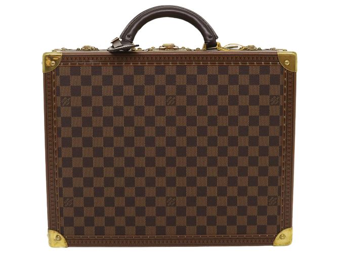 LOUIS VUITTON Trunk Cotteville 40 Damier Ebene LV Auth 29607SV - vista 2