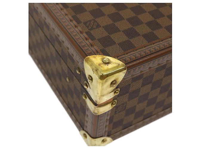 LOUIS VUITTON Trunk Cotteville 40 Damier Ebene LV Auth 29607SV - vista 8