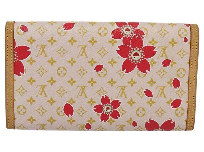 Billetera Internacional Cherry Blossom LOUIS VUITTON Auth 117626AM Rosa Monograma - vista 3