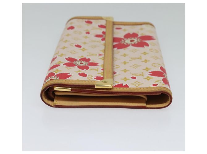 Billetera Internacional Cherry Blossom LOUIS VUITTON Auth 117626AM Rosa Monograma - vista 4
