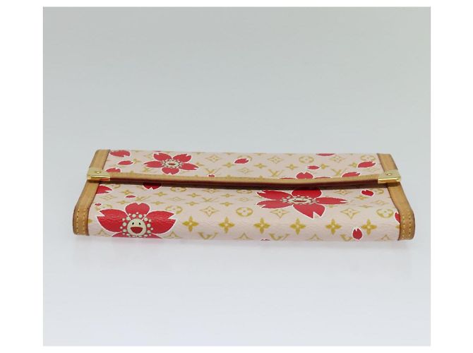 Billetera Internacional Cherry Blossom LOUIS VUITTON Auth 117626AM Rosa Monograma - vista 7